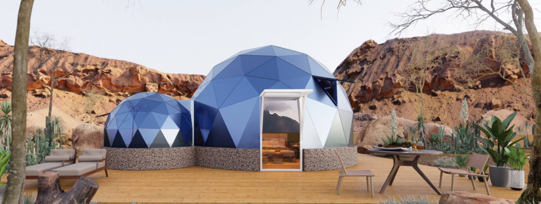 天长市球形智能光伏玻璃星空房